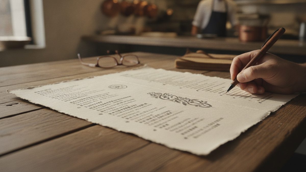 Writing Menu Descriptions That Increase Sales